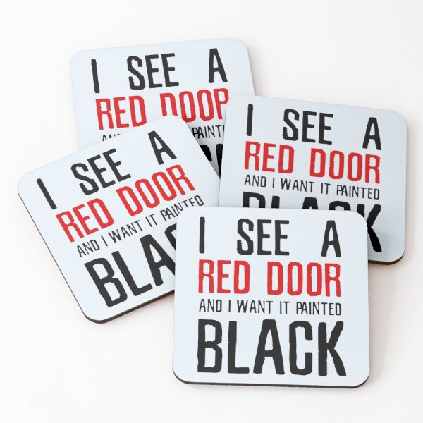 Item preview, Paint It Black The Rolling Stones Lyrics designed and sold by CeridwenPham.