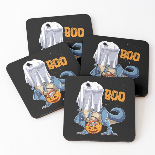 Item preview, Ghost Dinosaur T rex Funny Boo Halloween Pumpkin designed and sold by MalloWilli.