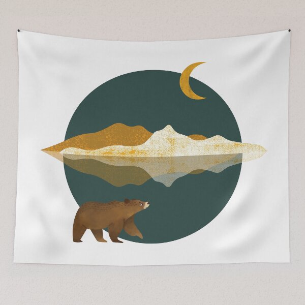Item preview, Adventure time with a curious bear. designed and sold by CreativeStrand.