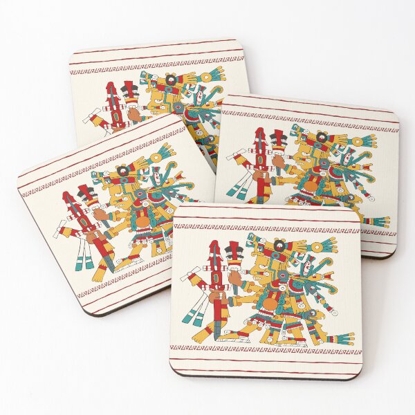 Item preview, Huitzilopochtli - Aztec God Of War Duvet designed and sold by Aztectees.