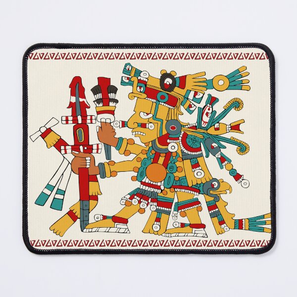 Item preview, Huitzilopochtli - Aztec God Of War Duvet designed and sold by Aztectees.