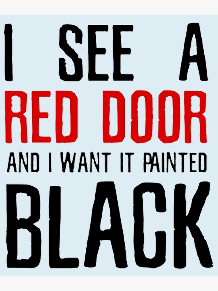 "Paint It Black The Rolling Stones Lyrics" Poster for Sale by