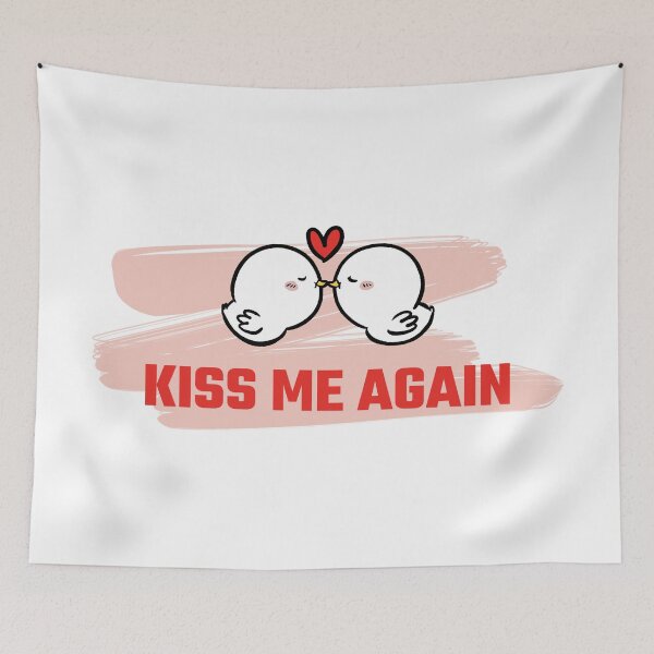 Item preview, Kiss me again love birds designed and sold by Vansh Arora.