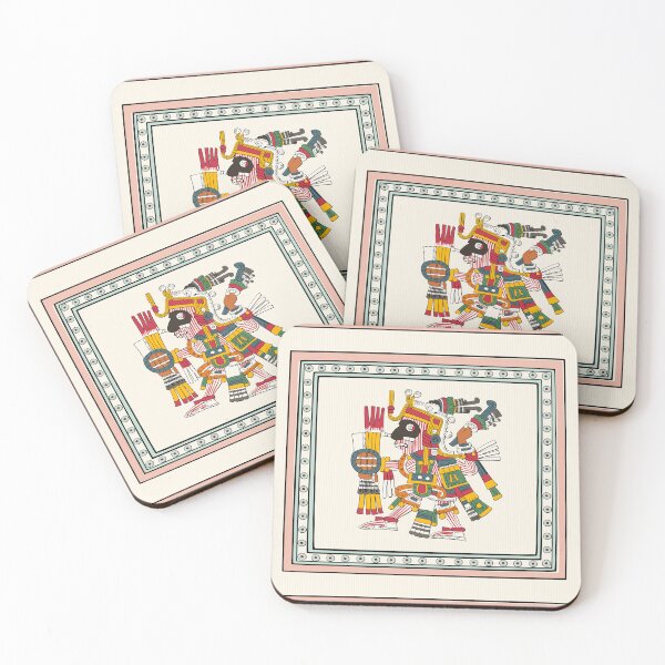 Item preview, Mixcoatl - Aztec God Of Hunting Duvet designed and sold by Aztectees.