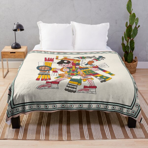 Item preview, Mixcoatl - Aztec God Of Hunting Duvet designed and sold by Aztectees.