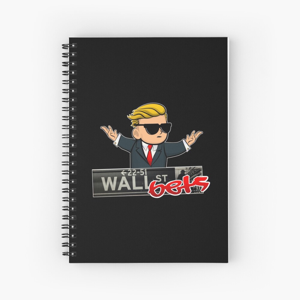 "The Official WallStreetBets Merchandise" Spiral Notebook by