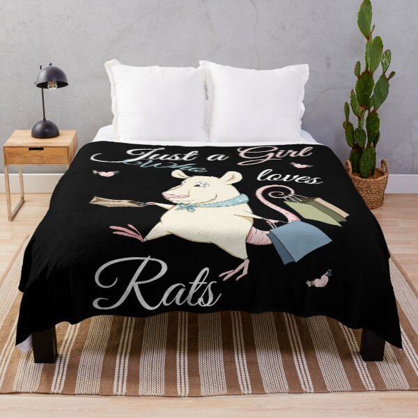 Item preview, Just a Girl Who Loves Rats - Funny Kawaii Anime Rat Lover Gift designed and sold by r-silver.