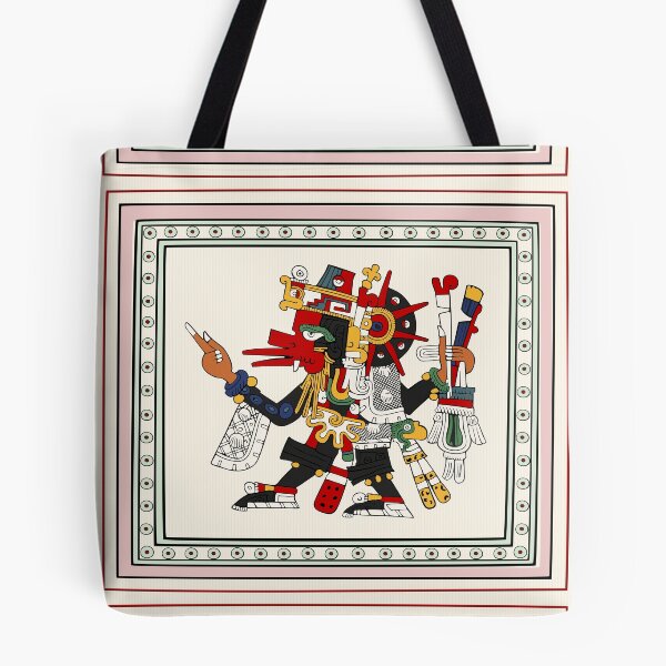 Item preview, Quetzalcoatl Ehecatl - Aztec God Of Life Duvet designed and sold by Aztectees.
