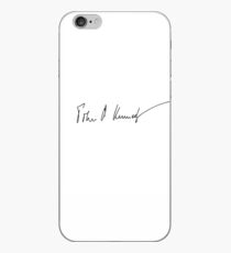 jfk signature iPhone Case