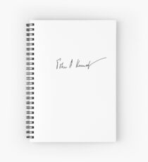 jfk signature Spiral Notebook
