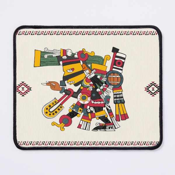 Item preview, Tezcatlipoca - Aztec God Of Night Duvet designed and sold by Aztectees.