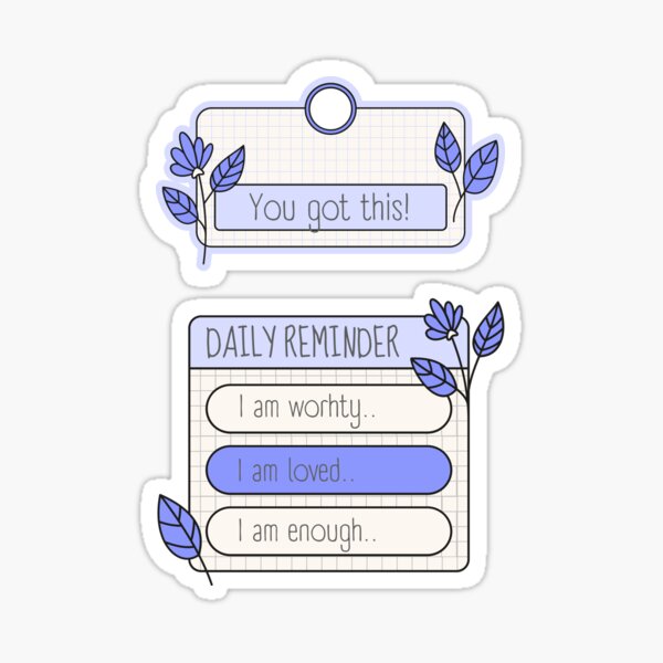 Reminder Sticker by Jwlry-Europe for iOS & Android