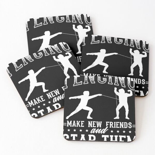 Item preview, Funny Fencing Design Make new friends and stab them  designed and sold by joaonovan.