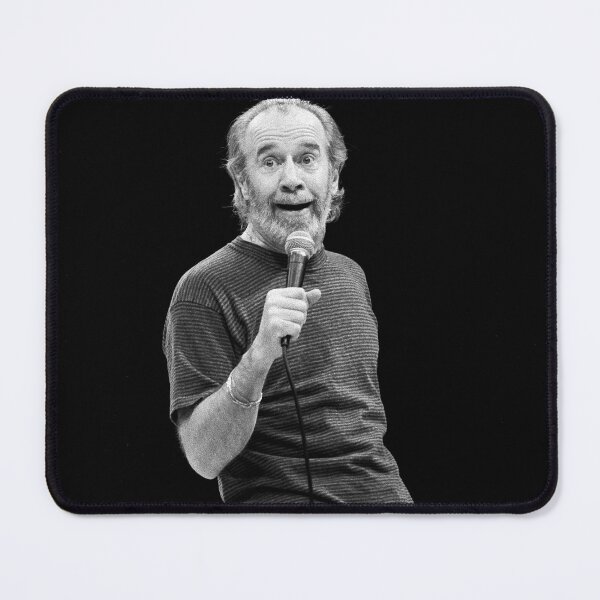 Item preview, George Carlin - BW Photograph designed and sold by ConcertImages.