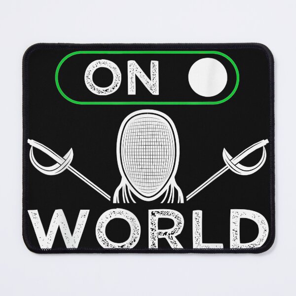 Item preview, Funny Fencing Design Maske On World Of Fencer  designed and sold by laveorwood.