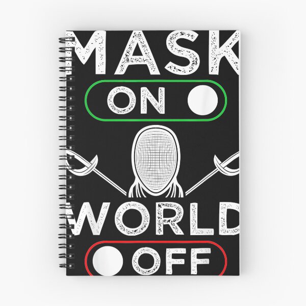 Item preview, Funny Fencing Design Maske On World Of Fencer  designed and sold by laveorwood.