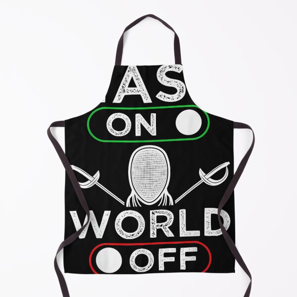 Item preview, Funny Fencing Design Maske On World Of Fencer  designed and sold by laveorwood.