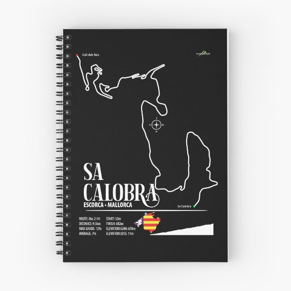Item preview, Sa Calobra Climb Mallorca Spain Ma-2141 Cycling Motorcycle Trail Map Sticker T-Shirt 04 designed and sold by OuterShellUK.