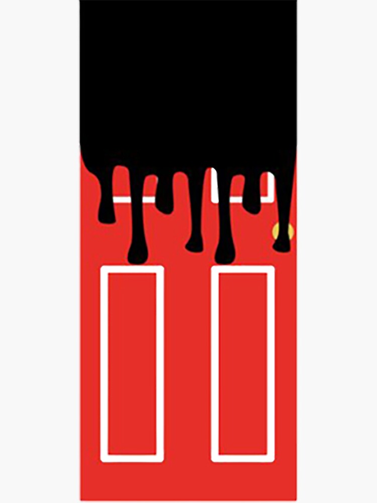 paint it black Sticker