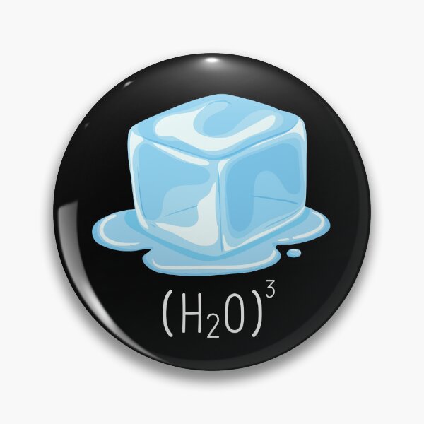 Item preview, Funny H2O Ice - Math cube, science symbol designed and sold by CherieTree.