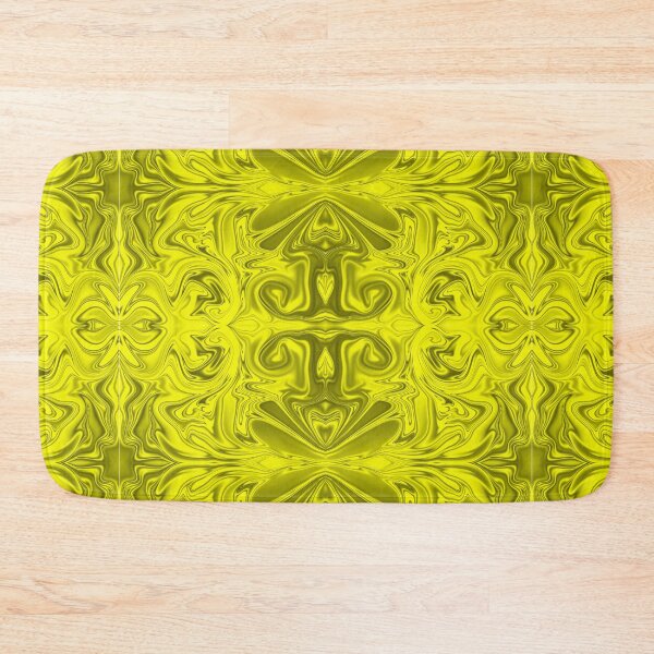 Item preview, Fluid Abstract Pattern - Yellow Abstract  Pattern - Pattern lovers designed and sold by designerpriti.