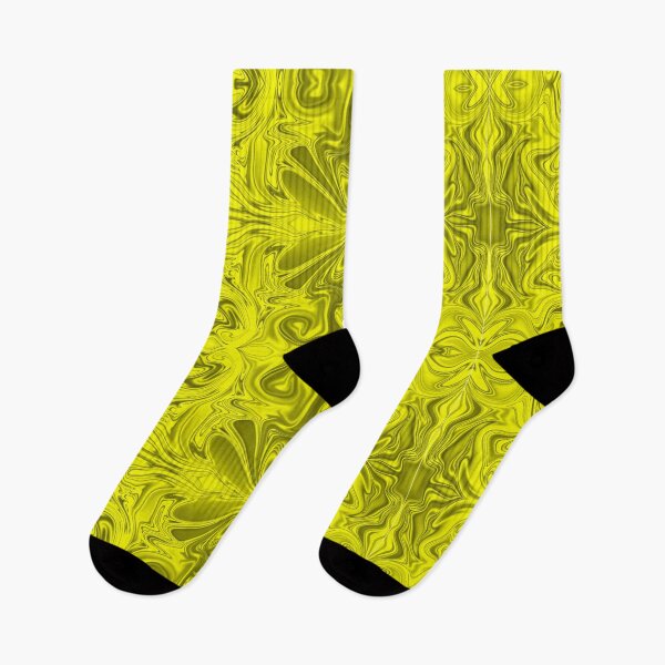 Item preview, Fluid Abstract Pattern - Yellow Abstract  Pattern - Pattern lovers designed and sold by designerpriti.