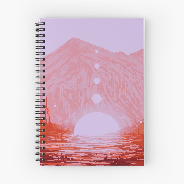 Item preview, Pixel Art Red Landscape designed and sold by RebeccaCeleste.