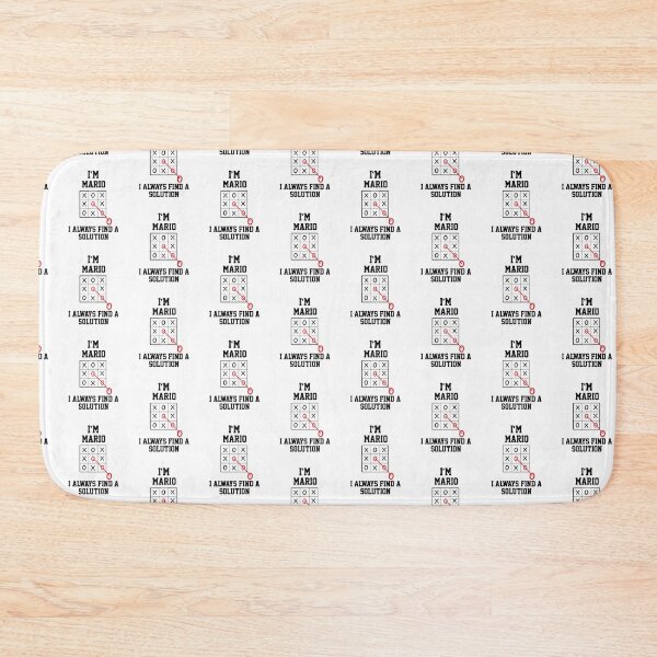 Item preview, Im Mario I Always Find A Solution  designed and sold by Yay Design.