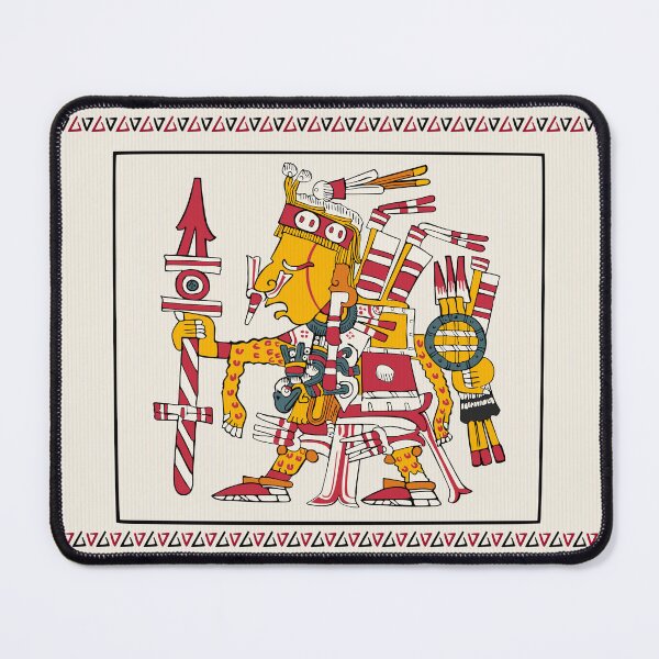 Item preview, Xipe Totec - Aztec Lord Flayed Duvet designed and sold by Aztectees.