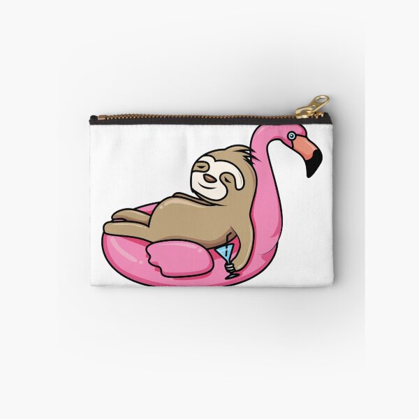 Item preview, Summer sloth on flamingo floatie is a vibe designed and sold by RubyOwl.