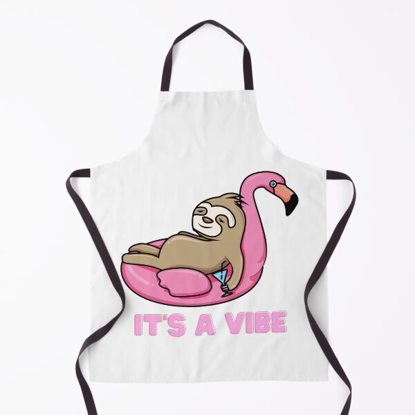 Item preview, Summer sloth on flamingo floatie is a vibe designed and sold by RubyOwl.