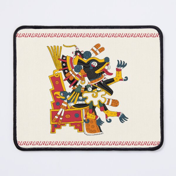 Item preview, Xolotl - Aztec God Of Fire Duvet designed and sold by Aztectees.
