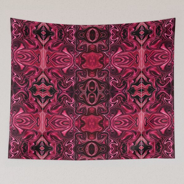 Item preview, Fluid Abstract Pattern - Red Abstract  Pattern - Pattern lovers designed and sold by designerpriti.