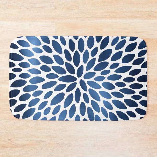 Item preview, Floral Bloom, Blue on White designed and sold by meggydesigns.