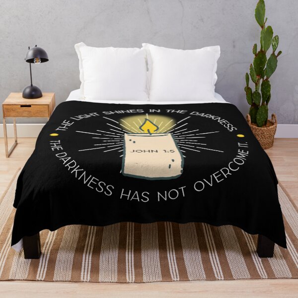 Item preview, Bible Verse - The Light Shines In The Darkness, The Darkness Has Not Overcome It- John 1:5 designed and sold by JacquelineLim.