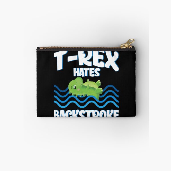 Item preview, T-Rex Hates Backstroke Dino Swimmer Swim Classic T-Shirt designed and sold by verarheaf9.