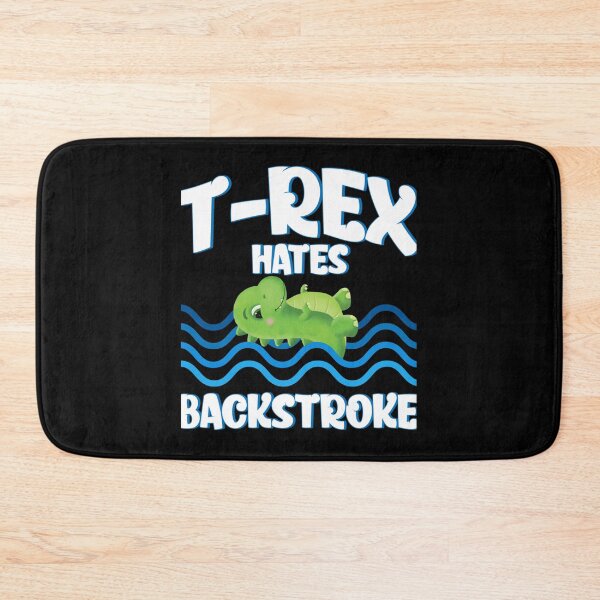 Item preview, T-Rex Hates Backstroke Dino Swimmer Swim Classic T-Shirt designed and sold by verarheaf9.