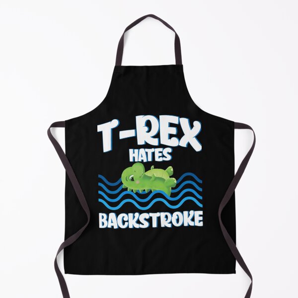 Item preview, T-Rex Hates Backstroke Dino Swimmer Swim Classic T-Shirt designed and sold by verarheaf9.