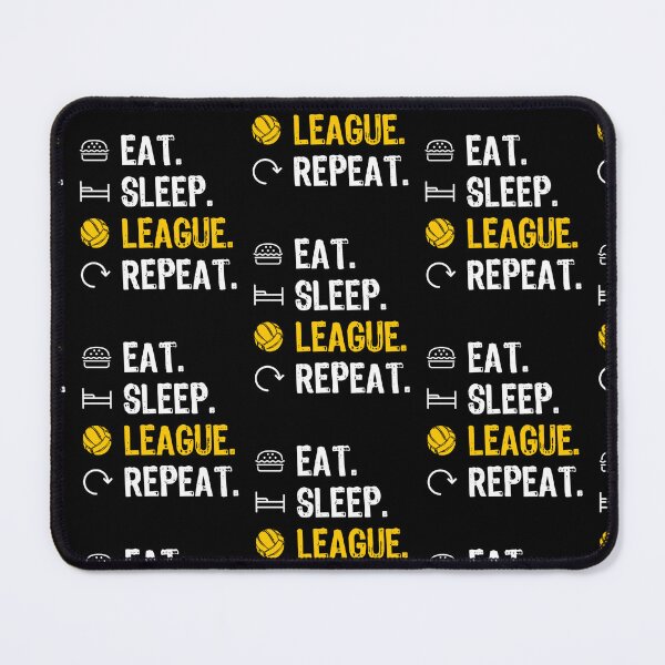 Item preview, Eat Sleep League Repeat Volleyball Player Coach Gift designed and sold by adams79.