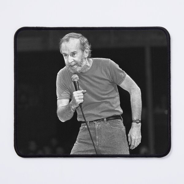 Item preview, George Carlin - BW Photograph designed and sold by ConcertImages.