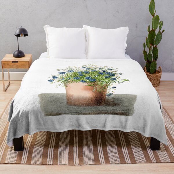 Item preview, Pot of Garden Lobelia Hand drawn designed and sold by EricaJackson.