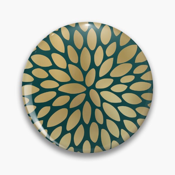 Artikelvorschau, Floral Bloom, Gold and Green entworfen und verkauft von meggydesigns.