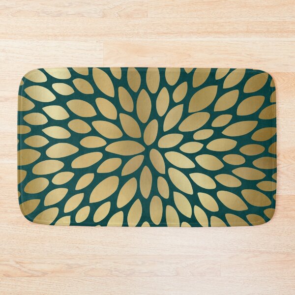 Artikelvorschau, Floral Bloom, Gold and Green entworfen und verkauft von meggydesigns.