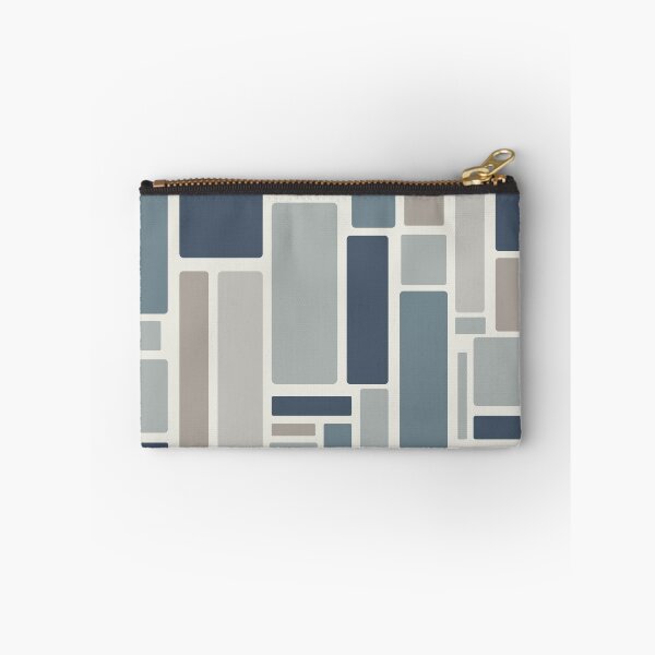 Item preview, Modulus Minimalist Geometric Retro Modern Pattern in Neutral Blue Grey Tones designed and sold by kierkegaard.