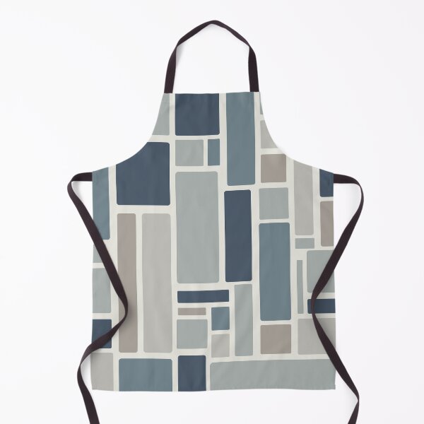 Item preview, Modulus Minimalist Geometric Retro Modern Pattern in Neutral Blue Grey Tones designed and sold by kierkegaard.