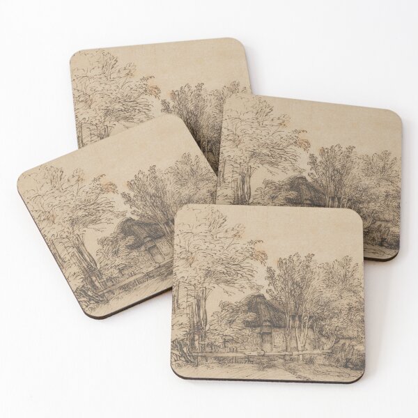 Item preview, Cottage Among Trees | Rembrandt  designed and sold by EricaJackson.
