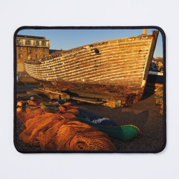 Item preview, Moray Coast Burghead Harbour Old Boat Scotland. designed and sold by PhotosEcosse.