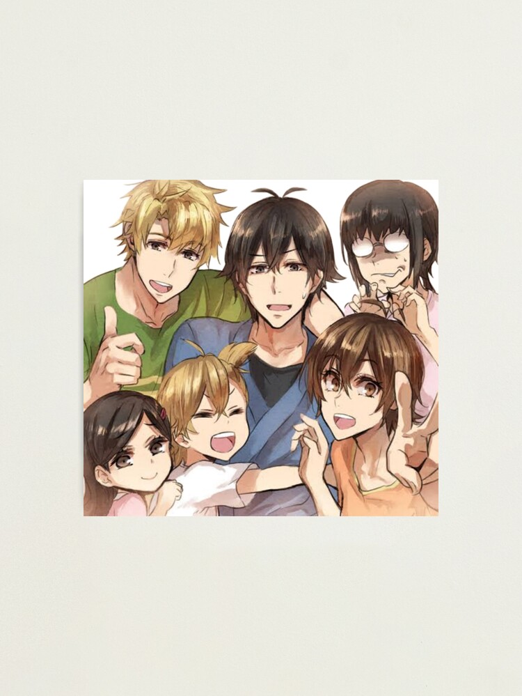 barakamon selfie Photographic Print for Sale by animedesigne4u