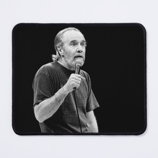 Item preview, George Carlin - BW Photograph designed and sold by ConcertImages.