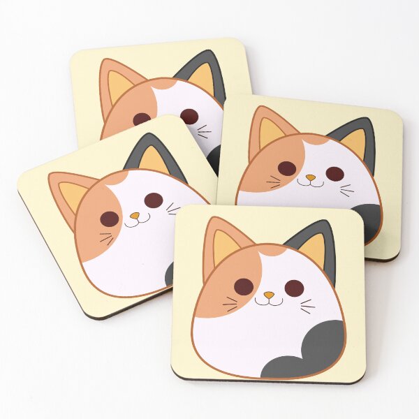 Item preview, Calico Onigiri Shaped Cat designed and sold by With Love, InspireMari.